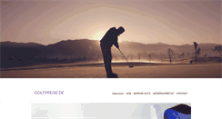 Desktop Screenshot of golfpreise.de